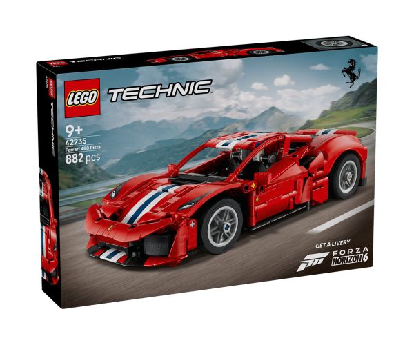 LEGO® Technic: Ferrari 488 Pista mașină (42235)