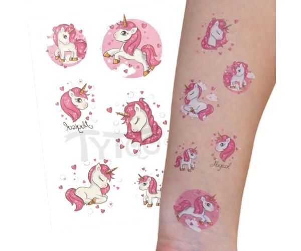 TyToo: Unicorn abțibild tatuaj