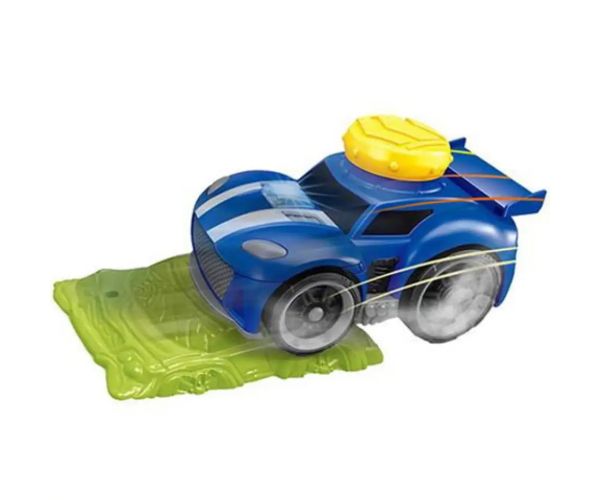 Slam Power vehicul de concurs culoarea albastră cu sunete