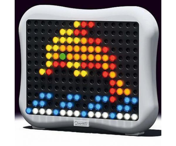 Quercetti: Peg Brite set biluțe de cristal luminează 122 bucății