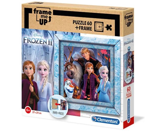 Frozen 2 puzzle 60 bucăți cu ramă - Clementoni