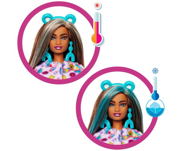 Barbie: Păpușă surpriză Cutie Reveal Ursuleții Buni, seria 2 - Ursuleț Good Vibes - Mattel