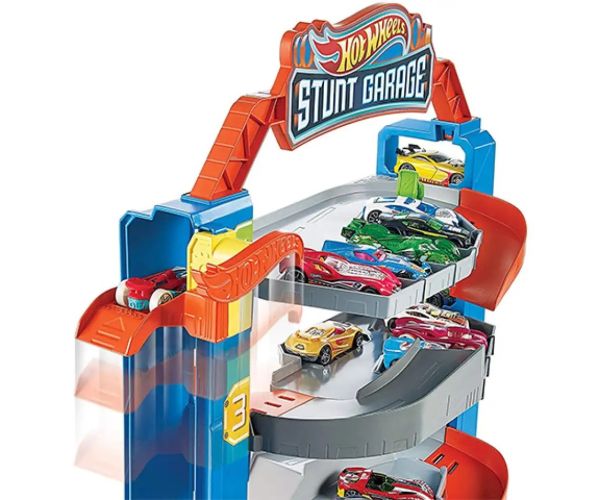 Hot Wheels Stunt Garage set pistă cu mașinuță - Mattel