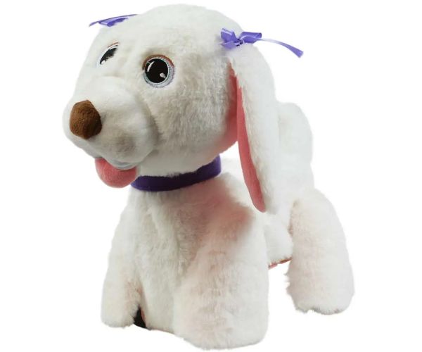 RC Cute Pet: câine interactiv de pluș Labrador cu telecomandă și accesorii 2.4GHz 40cm
