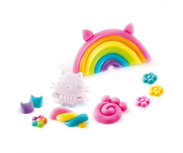 Casa de păpuși Gabby: Set de 4 plastilină pentru pisici