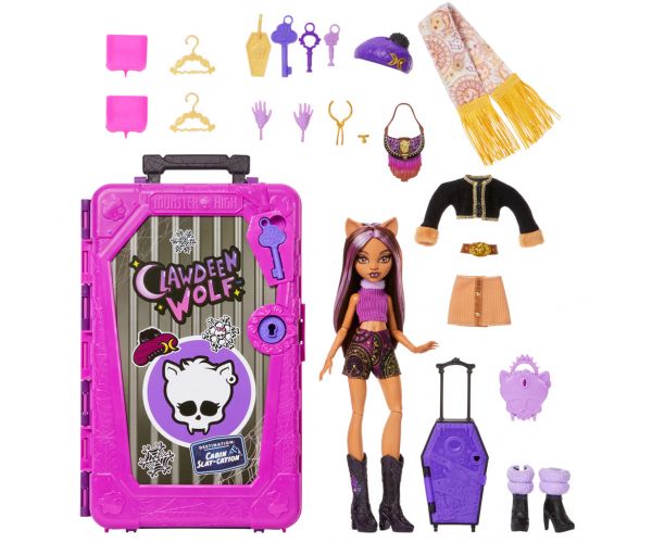 Monster High Prieteni Monstruoși Secrete - Adăpost Groaznic - Clawdeen Wolf - Mattel