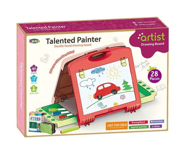 Roșu față-verso tablă desen set 27 bucăți