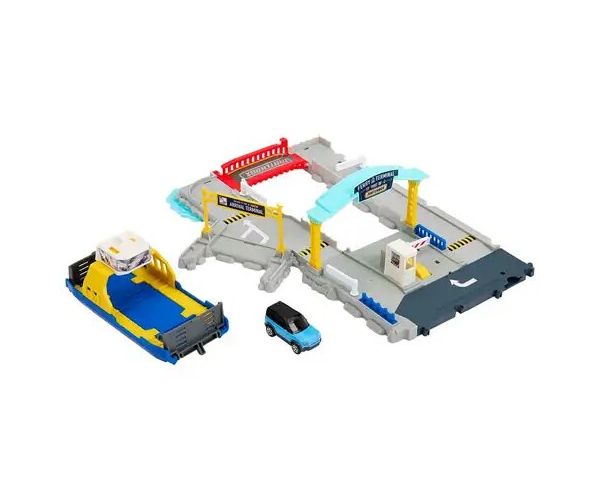 Matchbox: Ferry Port set de joacă cu mașinuță - Mattel