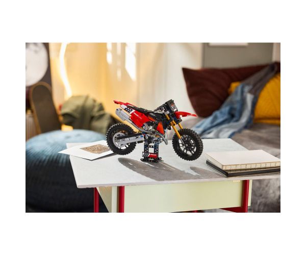 LEGO® Technic: Ducati Desmo450 MX Factory motocicletă (42238)