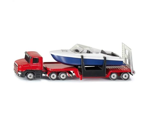 Set de joacă SIKU Camion cu barcă cu motor 1/87