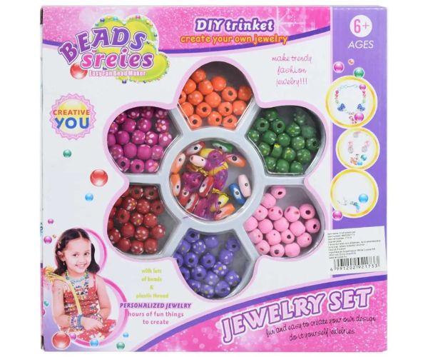 Beads Series: Set de bijuterii cu peste 100+ de margele colorate cu buline