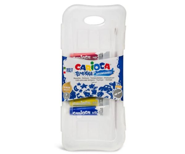 Set tempera colorat 7 bucăţi 7,5ml - Carioca