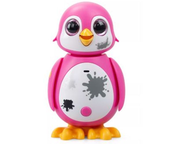 Silverlit: Mini pinguin cu inimă deschisă, culoare roz