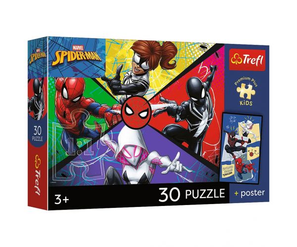 Marvel Spider-Man puzzle premium de 30 de piese - Trefl