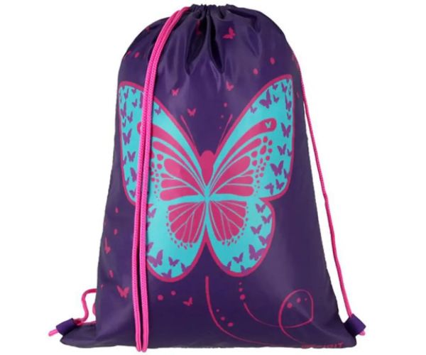 Spirit: Butterfly 3D model cu LED rucsac, ghiozdan 5 bucăți set
