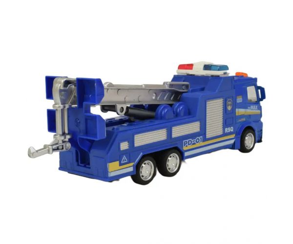 Police Set: camion politie cu lumina si sunet in diverse versiuni 19cm 1 bucată