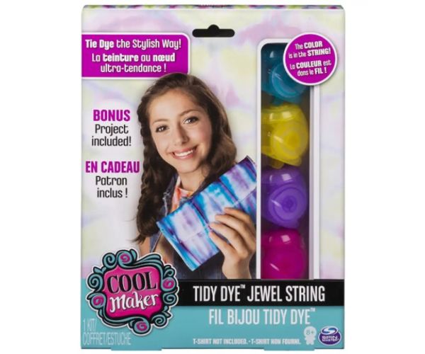 Cool Maker: Tidy Dye set colorat de aţă - Spin Master