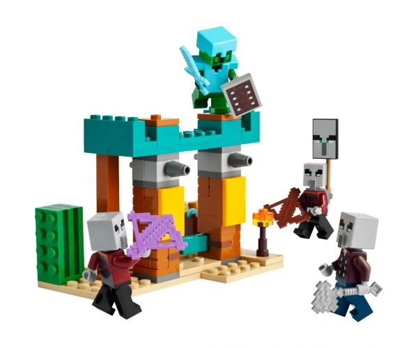 LEGO® Minecraft: Patrularea Illagerek în deșert (21267)