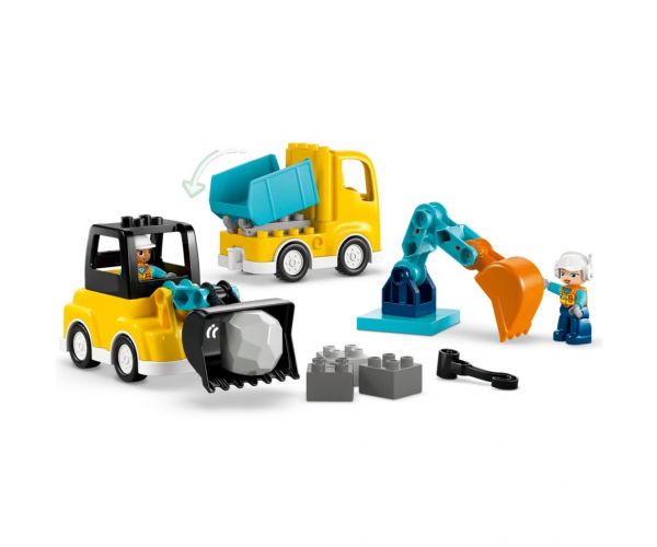 LEGO® DUPLO®: 3 în 1 utilaje de construcție (10475)