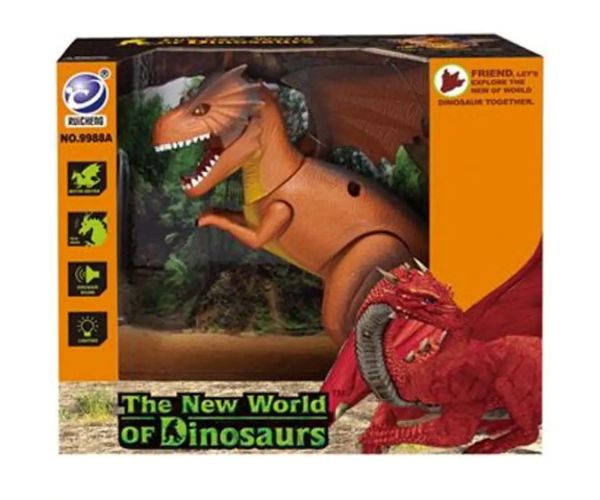 Dragon electronic se plimbă cu sunete și lumini