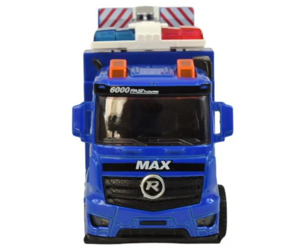 Police Set: camion politie cu lumina si sunet in diverse versiuni 19cm 1 bucată