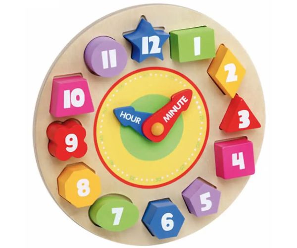 Molto: Nature Oh! Clock ceas jucărie lemn