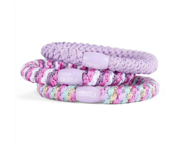 Canenco: Create It! Set de 3 elastice de păr în diferite culori 1 buc.