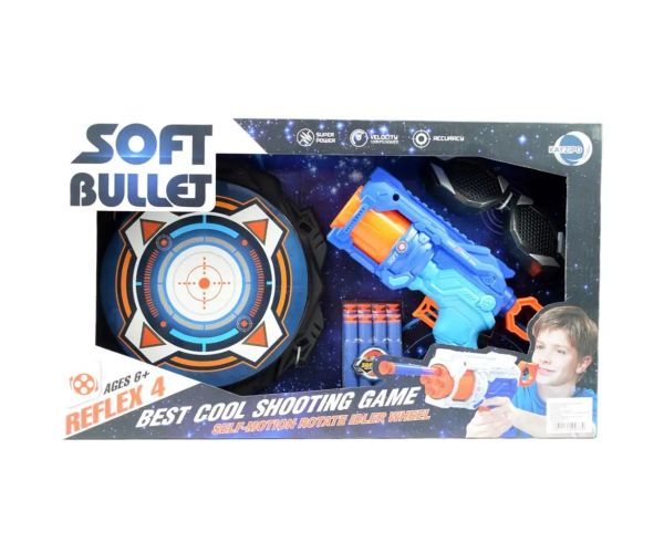 Soft Bullet: Reflex 4 Armă manuală cu țintă 22cm