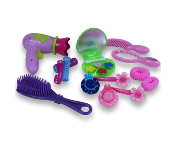 Vogue Girl: set de frumusețe din 13 piese cu agrafe, uscător de păr și accesorii
