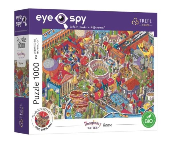 Imaginary Cities: Roma UFT 1000 bucăți puzzle - Trefl