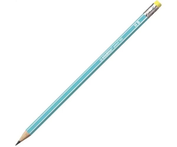 Stabilo: Albastru 160 RT creion grafit cu radieră HB