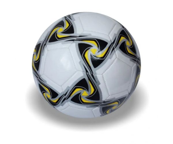 Minge de fotbal colorata din piele artificiala in mai multe variante 22cm