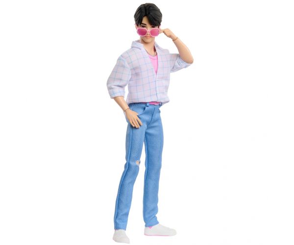 K-Pop Vânătorii de Demoni: Saja Boys Jinu păpușă de modă cu accesorii – Mattel