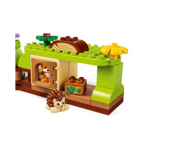 LEGO® DUPLO®: Pădure aventuroasă cu animale sălbatice (10480)