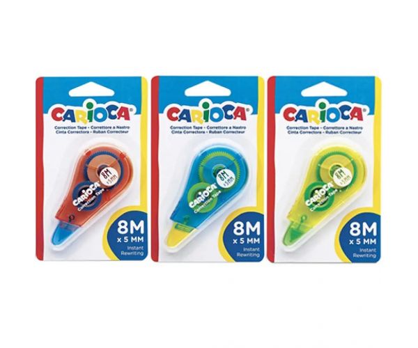 Bandă de corectare 8mx5mm în trei variante - Carioca