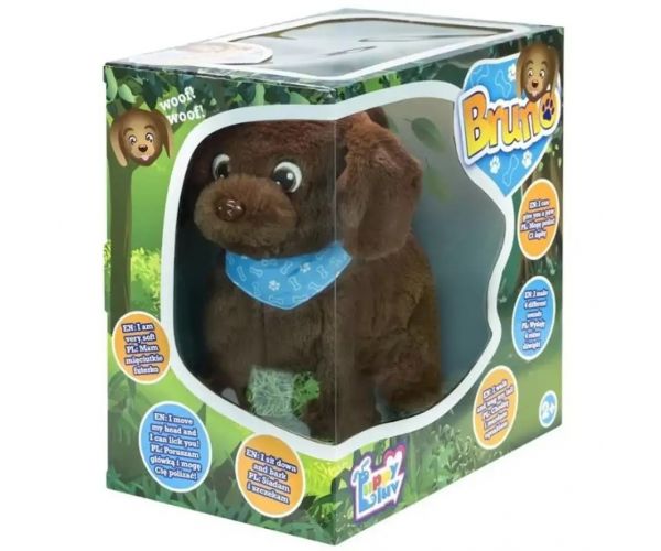 Căţeluş de pluş interactiv - Bruno
