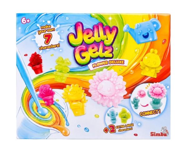 Jelly Gelz Flower Deluxe set creativ de figurine din gel cu flori - Simba Toys