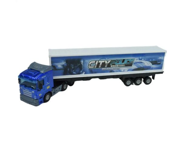 Die-Cast: Set mașină de poliție uriaș cu accesorii