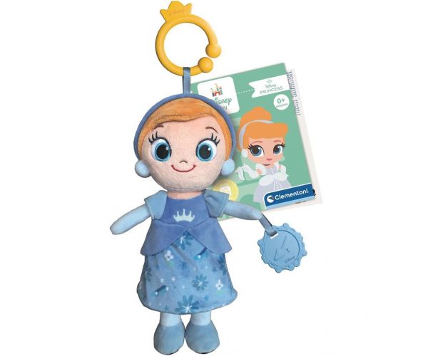 Figură din pluș Disney Baby Cenușăreasa cu zornăitoare 28cm - Clementoni