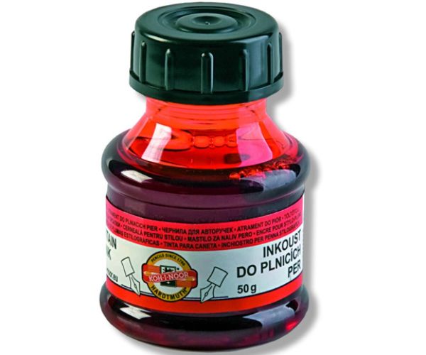 ICO: Koh-I-Noor 141502 cerneală roșie 50ml