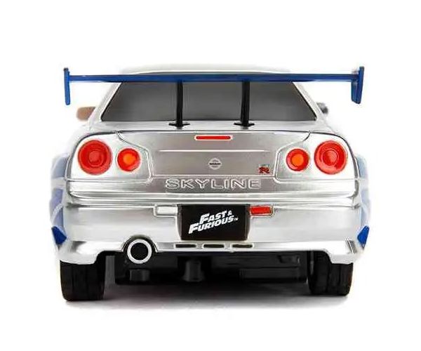 Fast & Furious: RC Brians Nissan Skyline GT-R (BNR35) mașină cu telecomandă 1/24 - Simba Toys