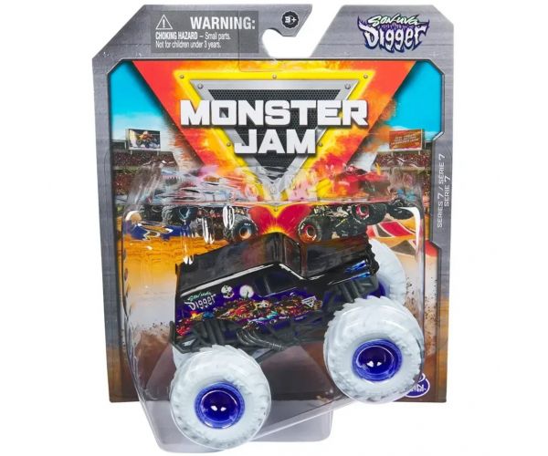 Monster Jam: Son-uva Digger monster truck mașină mică – 1:64 – Spin Master