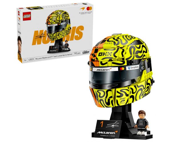 Edițiile LEGO®: Casca lui Lando Norris de la echipa McLaren Mastercard F1® (43023)