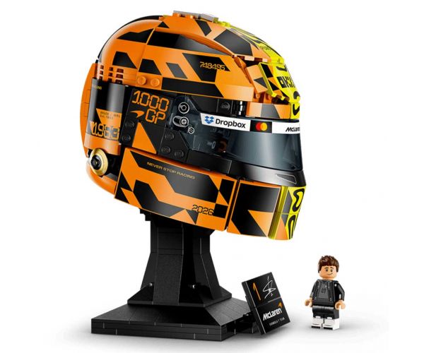 Edițiile LEGO®: Casca lui Lando Norris de la echipa McLaren Mastercard F1® (43023)