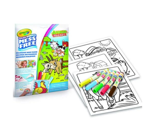 Crayola: Color Wonder Animale de la fermă carte de colorat fără mizerie