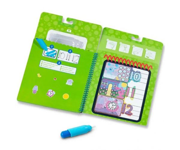 Melissa & Doug: Albastru azur numărat desen cu apă joc creativ