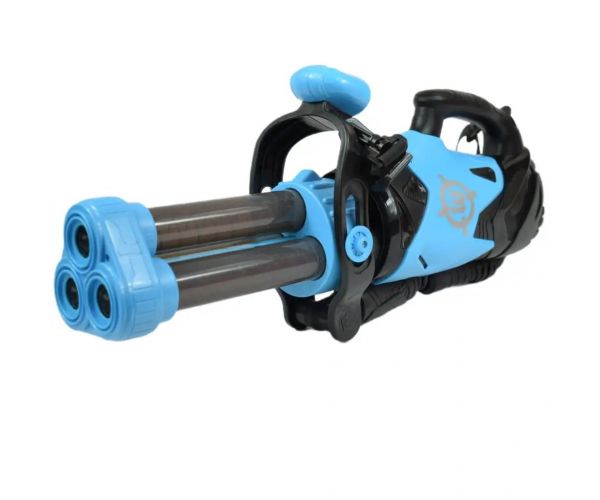 Power Popper Gun: Pistol cu ​​burete cu trei trageri cu gloanțe de burete 55cm