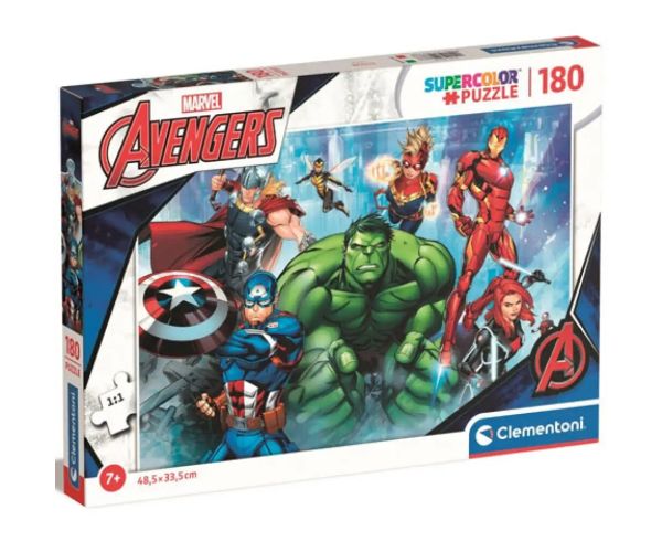 Marvel: Puzzle Supercolor Avengers 180buc - Clementoni