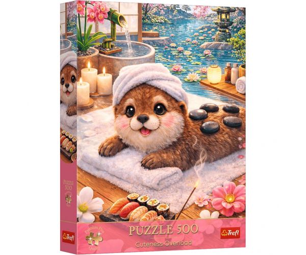 Puzzel de calitate premium plus cu vidra zâmbitoare 500buc - Trefl