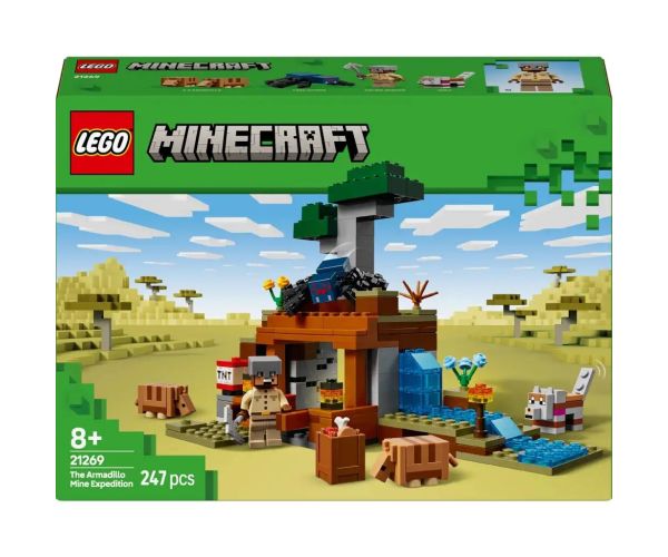 LEGO® Minecraft: Expediție de statui în mină (21269)